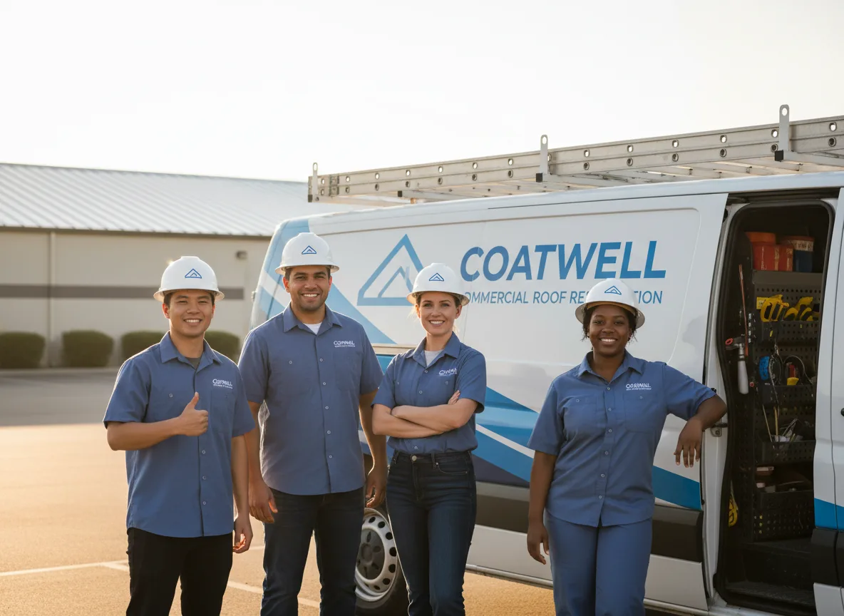 Commercial roof coating company in Hillsdale, OK